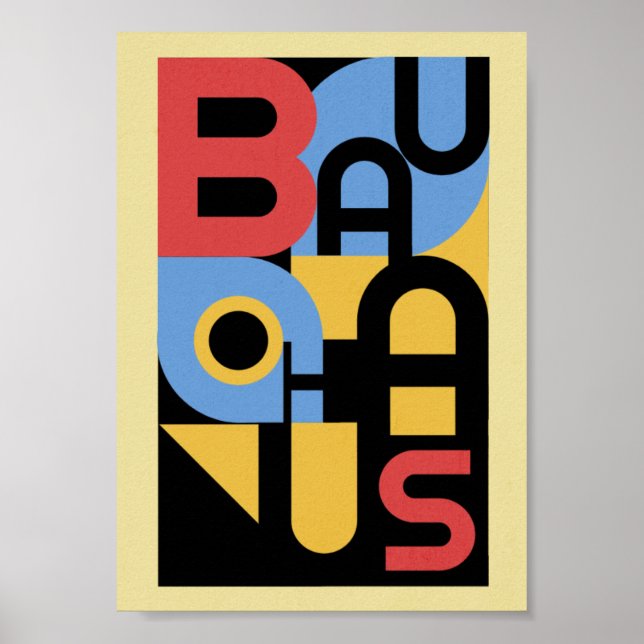 Affiche Bauhaus (Devant)