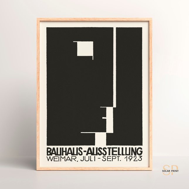 Affiche Bauhaus Austellung 1923 Exposition artistique mode (Créateur téléchargé)