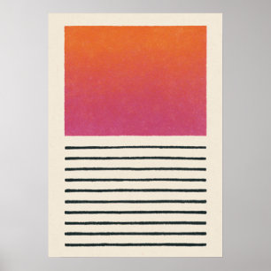 Affiche bauhaus, bauhaus design, design moderne, géométriq