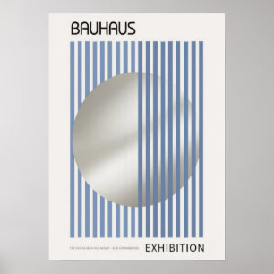 Affiche bauhaus, bauhaus design, design moderne, géométriq