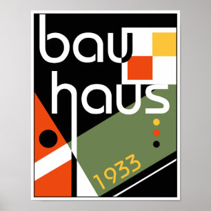 Affiche Bauhaus inspiré