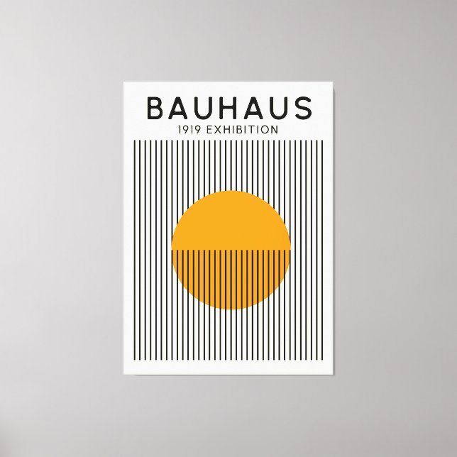 Affiche Bauhaus Lignes Solaires Impression Milieu  (Recto)