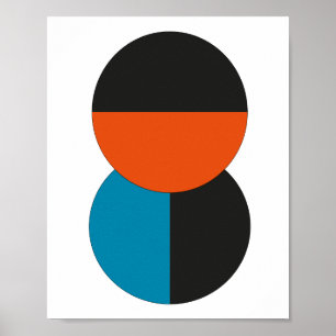 Affiche Bauhaus Minimal Vintage 20s Géométrique Art Bauhau