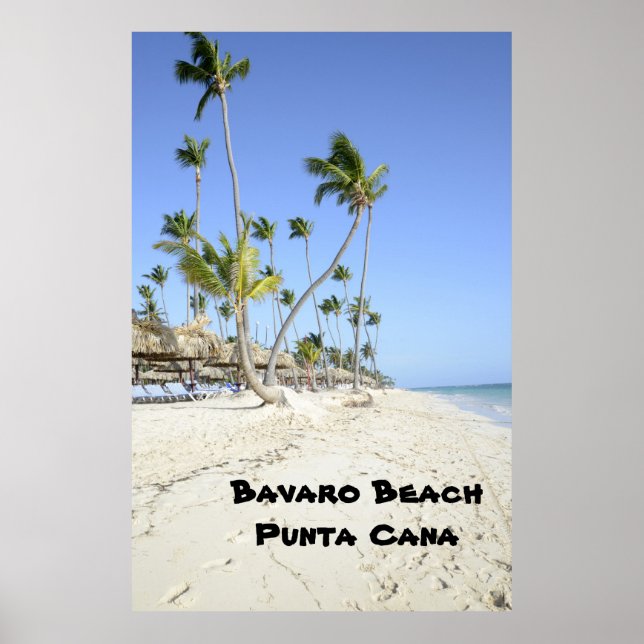 Affiche Bavaro Beach sur l'île de Punta Cana (Devant)
