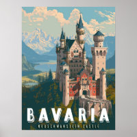 Bavière : Château de Neuschwanstein
