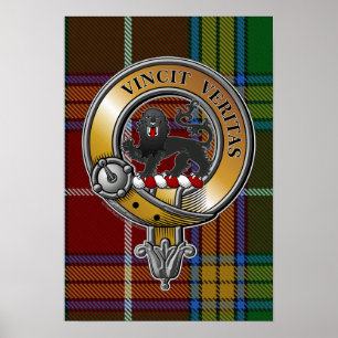 Affiche Baxter Tartan & Badge