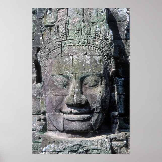 Affiche Bayon Temple in Angkor Wat - Cambodia (Devant)