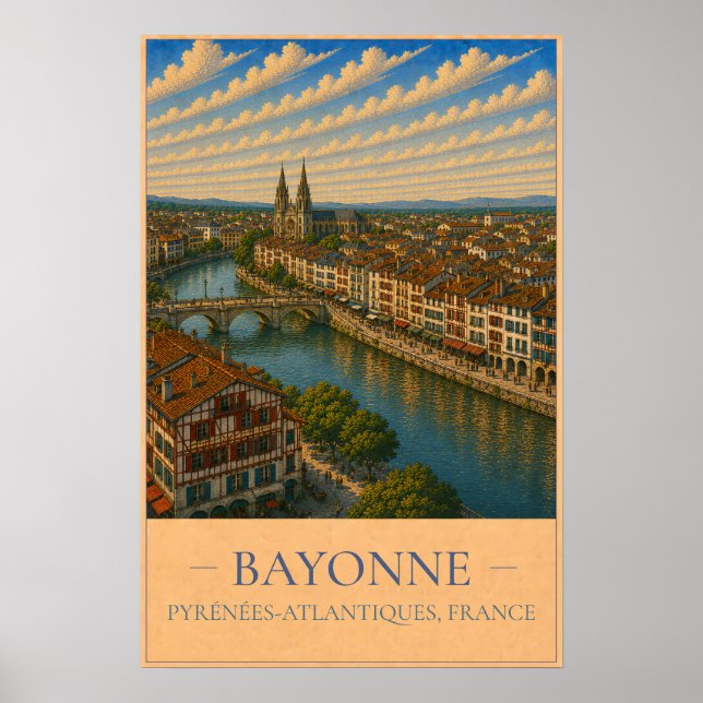 Affiche Bayonne (Devant)