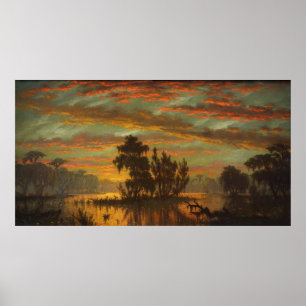 Affiche Bayou Plaquemines (1881) de Joseph Rusling Meeker