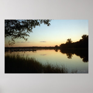 Affiche Bayside Boats Print