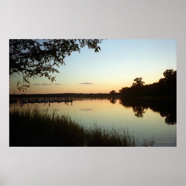 Affiche Bayside Boats Print (Devant)