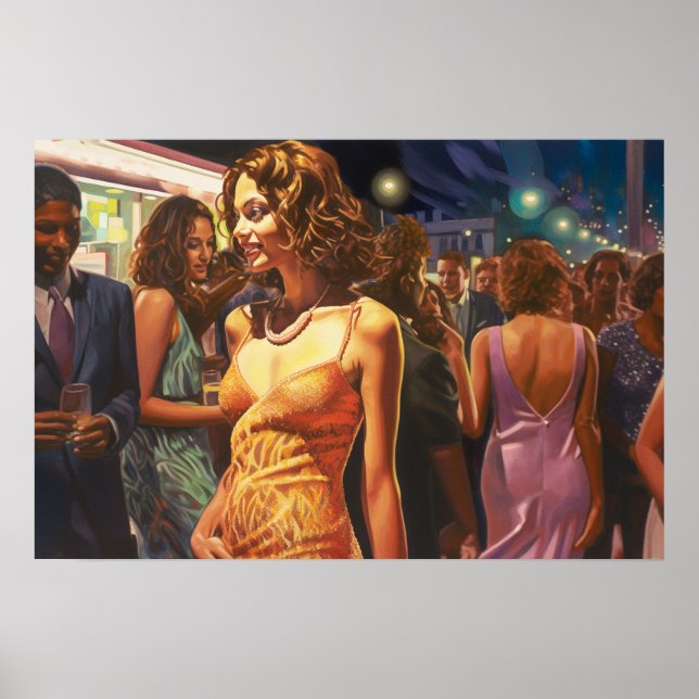 Affiche Bayside Latina la nuit (Devant)