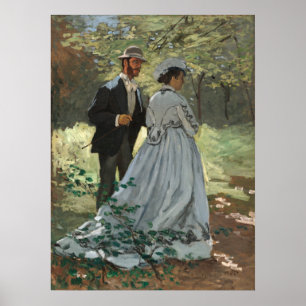 Affiche Bazille et Camille - Claude Monet Fine Art