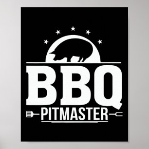Affiche Bbq Pitmaster Grill Master Tee Pour Les Amateurs D