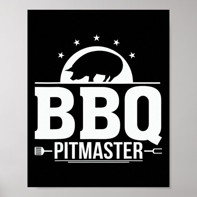 Affiche Bbq Pitmaster Grill Master Tee Pour Les Amateurs D (Devant)