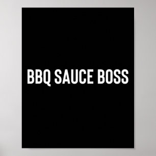 Affiche Bbq Sauce Boss