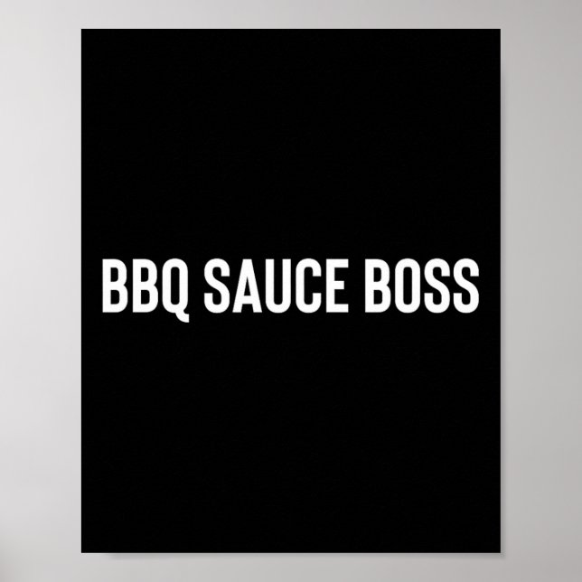 Affiche Bbq Sauce Boss (Devant)