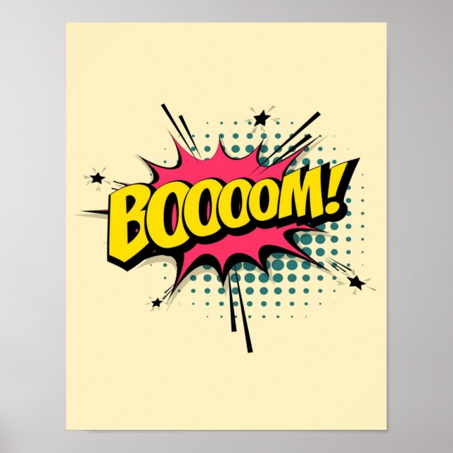 Affiche BD pop art (Devant)