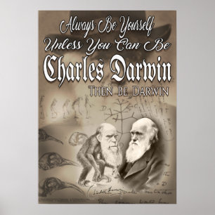 Affiche Be Charles Darwin