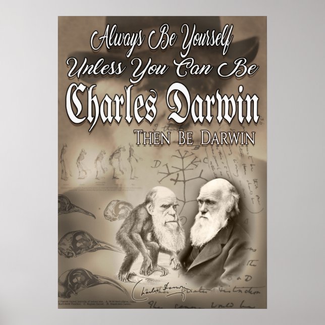 Affiche Be Charles Darwin (Devant)