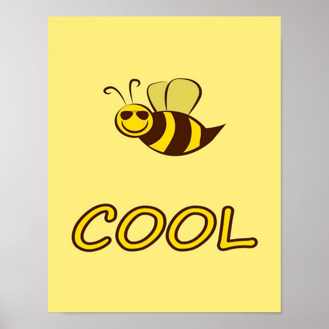Affiche Be Cool, Bee Gifts ,I Love Bee, Beekeeping Gift (Devant)