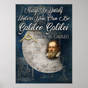 Affiche Be Galileo Galilei