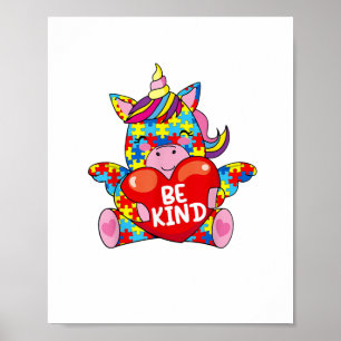 Affiche Be Kind Chemise Sensibilisation sur l'autisme Cade