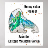 Be My Voice Save the Mountain Gorilla with Habitat