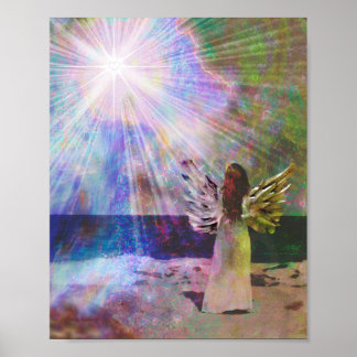Affiche Beach Angel of Light Wall Art Print