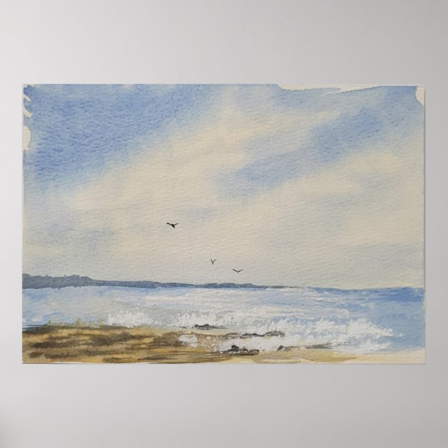 Affiche Beach Painting  (Devant)