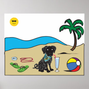 Affiche Beach Pup