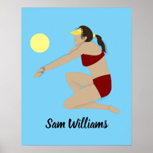 Affiche Beach Volleyball