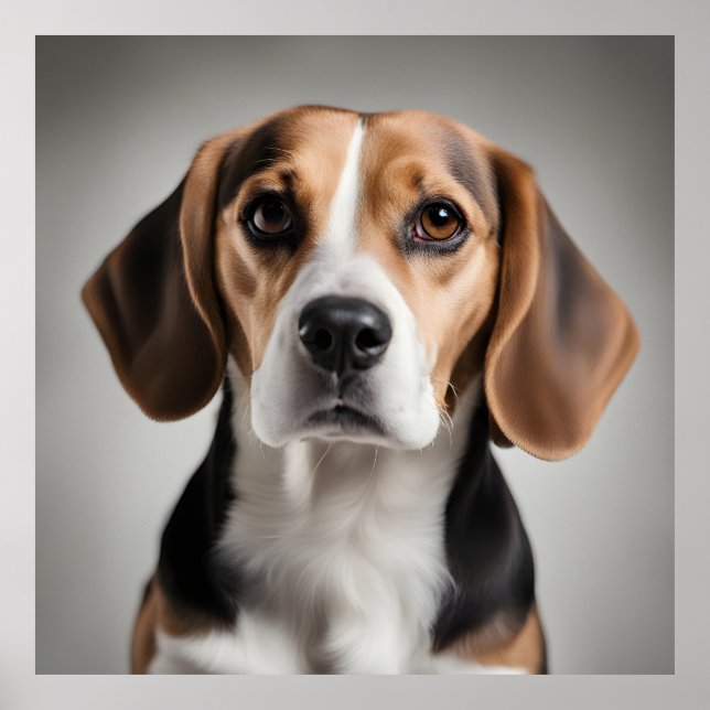 Affiche Beagle (Devant)