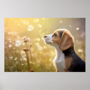 Affiche Beagle chien animal animal animal animal paisible