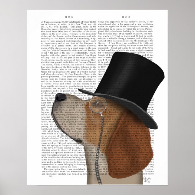 Affiche Beagle, Hound officiel et Casquette (Devant)
