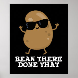 Affiche Bean Là Fait Ce Drôle Bean Pun Dark BG
