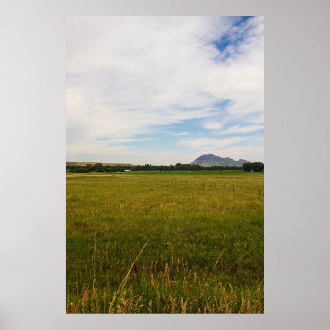 Affiche Bear Butte, Dakota du Sud (Devant)