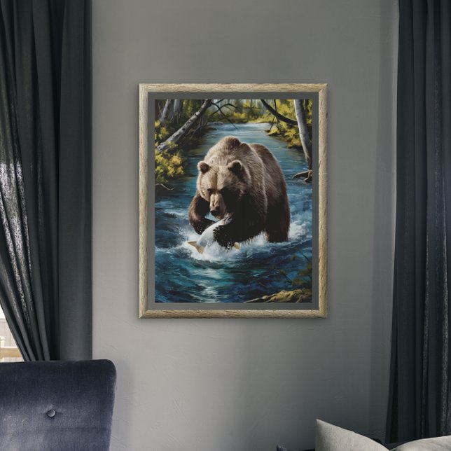 Affiche Bears Catch of the Day (Créateur téléchargé)