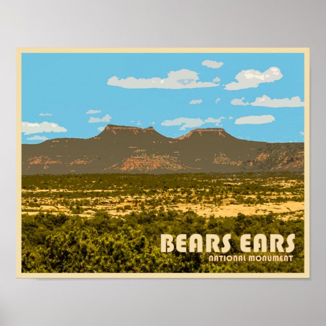 Affiche Bears Ears National Monument (Devant)