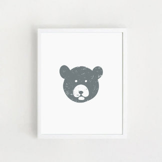 Affiche Bear's face