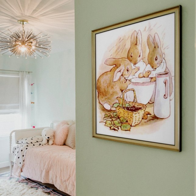 Affiche Beatrix Potter du conte de Peter Rabbit (Créateur téléchargé)