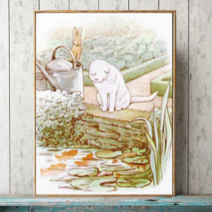 Affiche Beatrix Potter du conte de Pierre le lapin