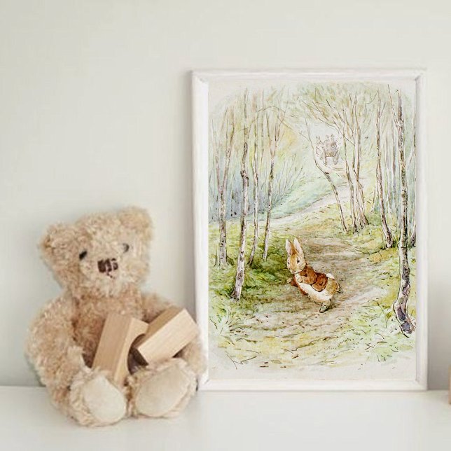 Affiche Beatrix Potter Le Conte de Benjamin Bunny (Créateur téléchargé)