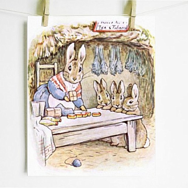 Affiche Beatrix Potter Le Conte de Benjamin Lapin Pierre (Créateur téléchargé)