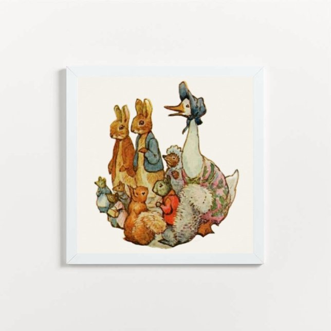 Affiche Beatrix Potter Peter le lapin et les amis animaux (Créateur téléchargé)