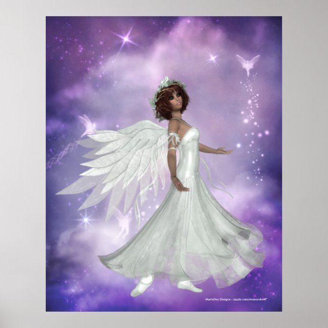 Affiche Beau Angel Design 3 - Imprimer (Devant)