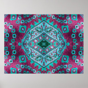 Affiche Beau, arabe, arabe, arabique, arabique, tissu arab