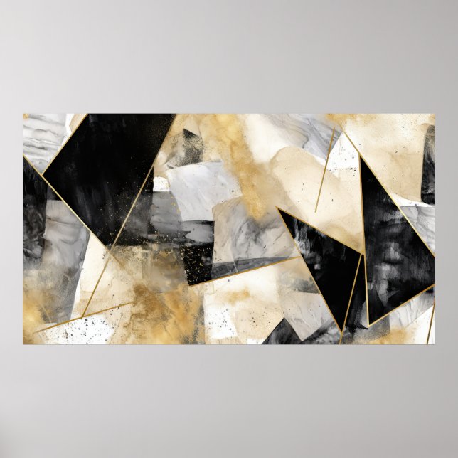 Affiche Beau arrière - plan peint (Devant)