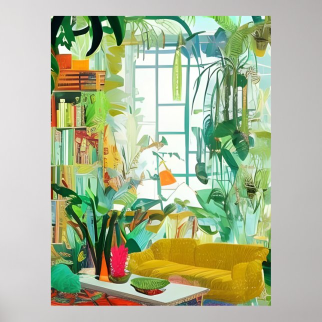 Affiche Beau Boho Living Room (Devant)