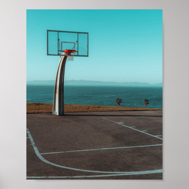 Affiche Beau Cerceau de Basketball (Devant)